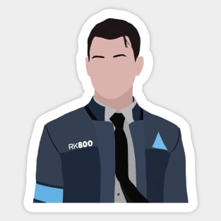 Detroit Become Human Connor Digital Art Sticker